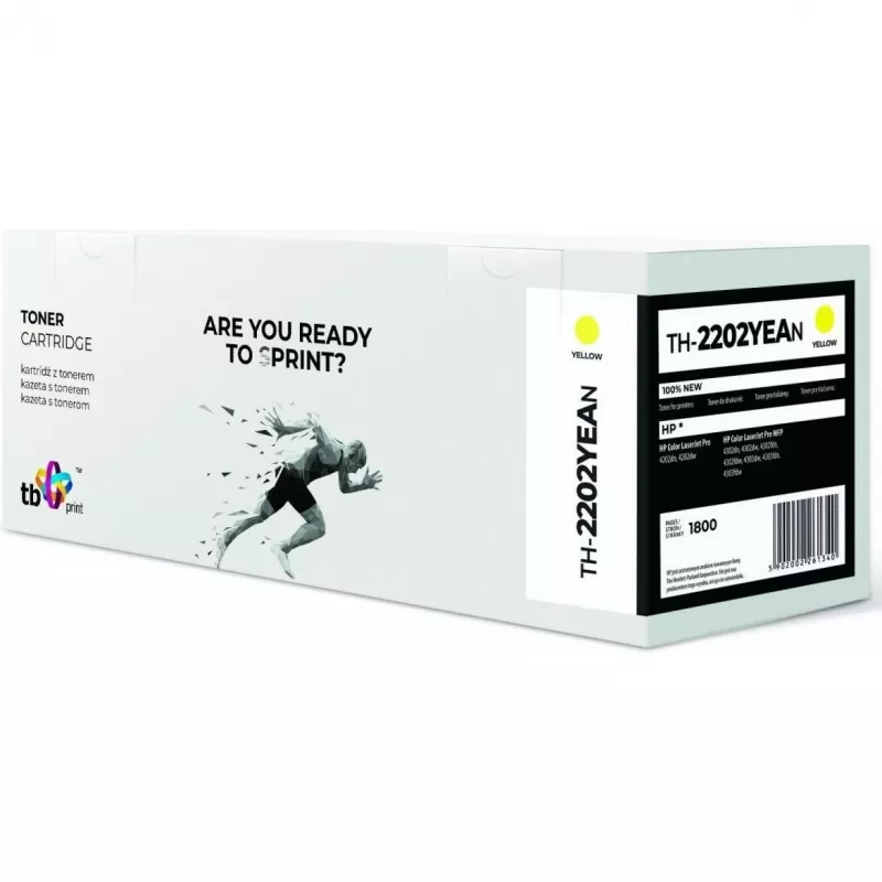 Print, Toner, Toner per HP Krāsa LaserJet Pro 4202 W2202A TH-2202YEAN 100 Nuovi Inchty