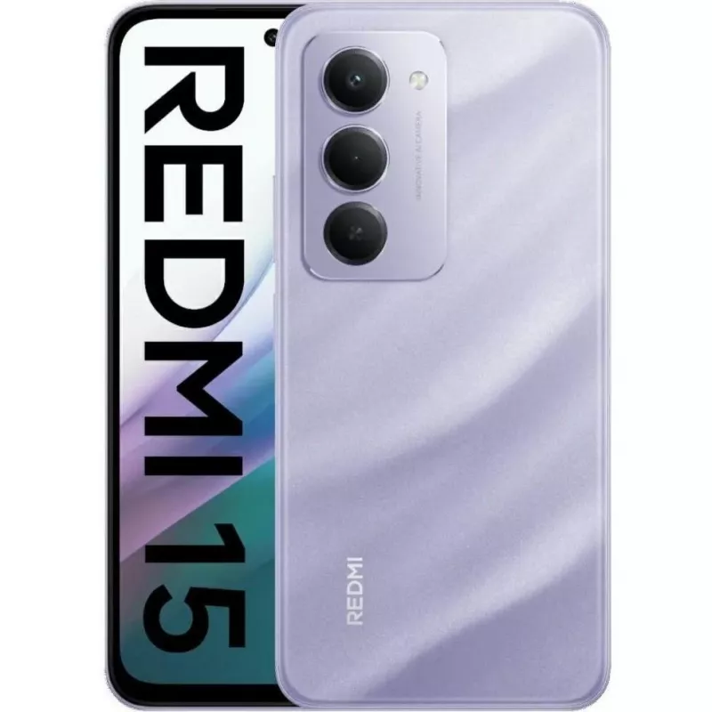 Xiaomi Redmi 15 4G (128GB, Viola Sabbioso, 6.90, Doppia SIM Ibrida, 4G), Viedtālrunis, Viola