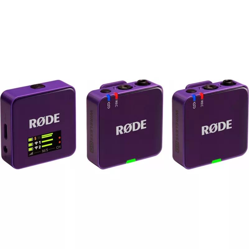 RØDE Wireless GO III violeta - bezvadu mikrofonu sistēma (purpursarkana)