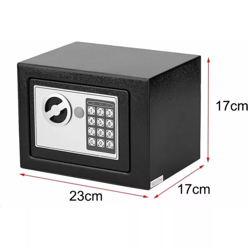 Extralink Home S-406 elektroniskais seifs ar kodu un atslēgām