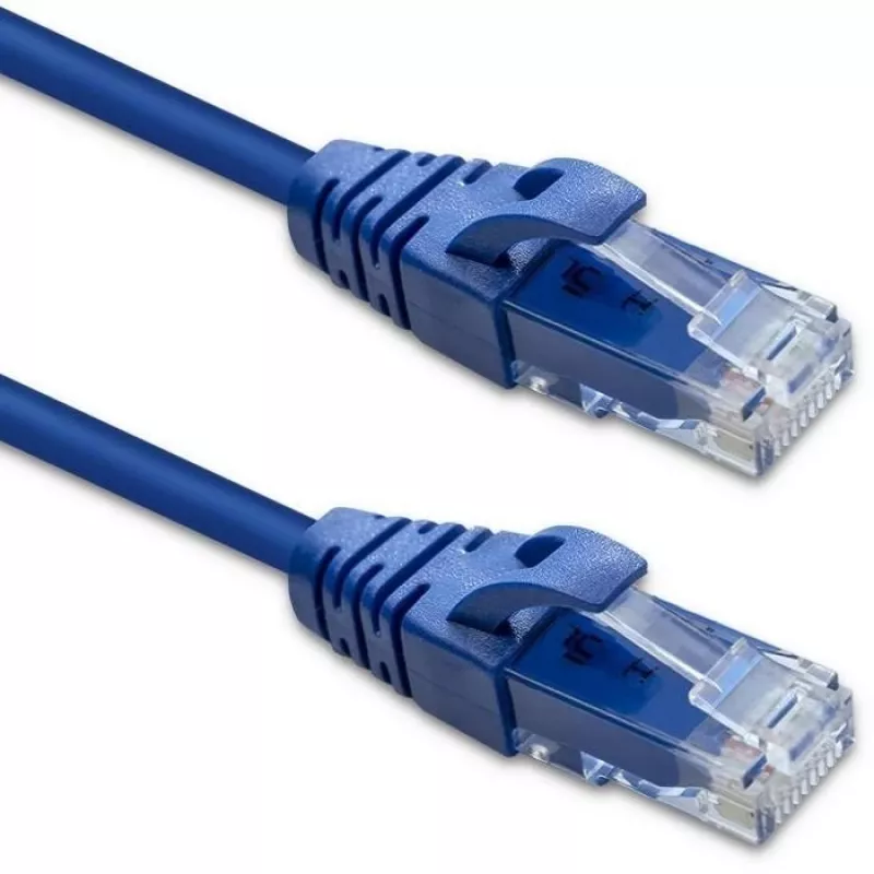 komutācijas kabelis QOLTEC 54534 2xRJ45 UTP CAT6 5m melns