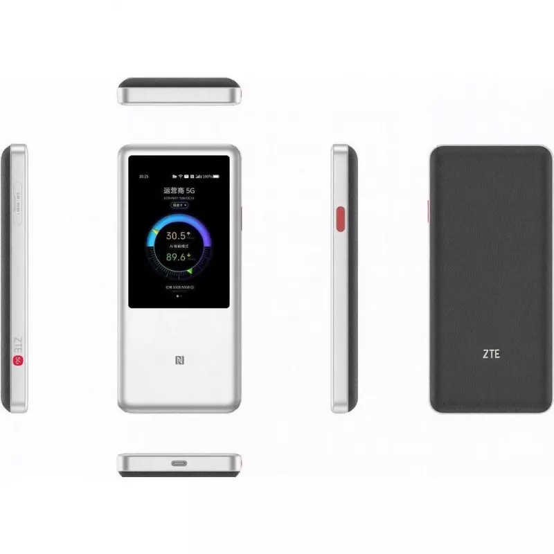 Maršrutētājs ZTE U60 divjoslu Wi‑Fi 802.11ac | 2,4/5 GHz, NanoSIM, USB‑C, 64 ierīces