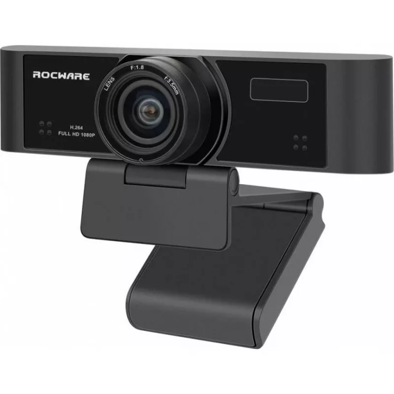 Tīmekļa kamera ROCWARE RC15 720p izšķirtspēja ar iebūvētu mikrofonu