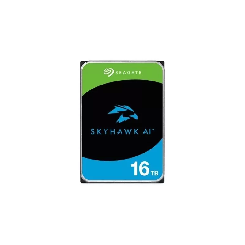 Seagate SkyHawk AI ST16000VE005 iekšējais cietais disks 16 TB 7200 RPM 512 MB 3,5 collu Serial ATA III