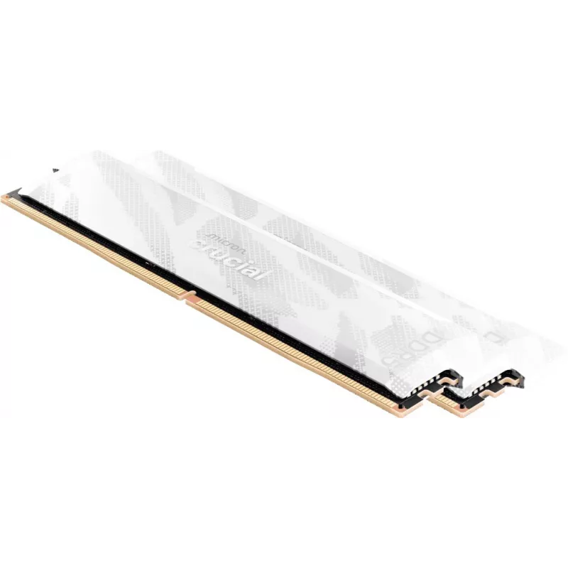 Crucial Pro OC 32GB (2x16GB) DDR5 PC5-48000C32 6400MHz Dual Channel Kit - balta