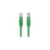 Patchcord cat.5e UTP 1m zaļš 10 iepakojumā PCU5-20CC-01