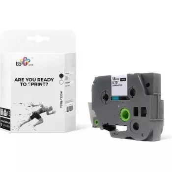 Print, Marking Tape, TBTB-TZE241 (1.80cm, Melns)
