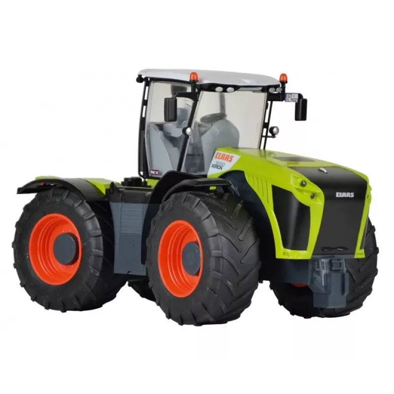 Tālvadības traktors Happy People Claas Xerion 5000 ar rotējošu kabīni, modelis