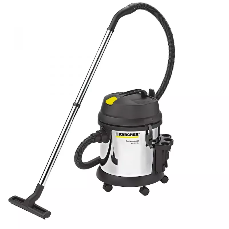 Mitrā un sausā putekļsūcējs Karcher NT 27/1 Me Adv — 27 L metāla tvertne, 1380 W, 20 kPa vakuums