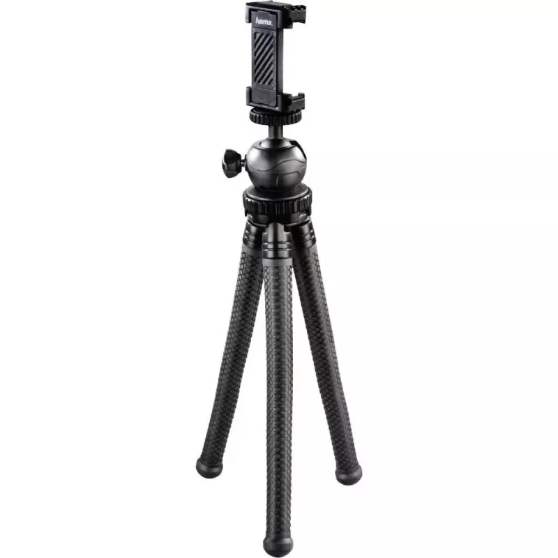 Hama FlexPro statīvs viedtālruņiem / darbības kamerām 3 kājas melns