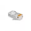 RJ45 spraudnis GEMBIRD PLUG3UP6/100, Cat5, taisns vīrišķais, caurspīdīgs, apzeltīti kontakti, iepakojumā 100
