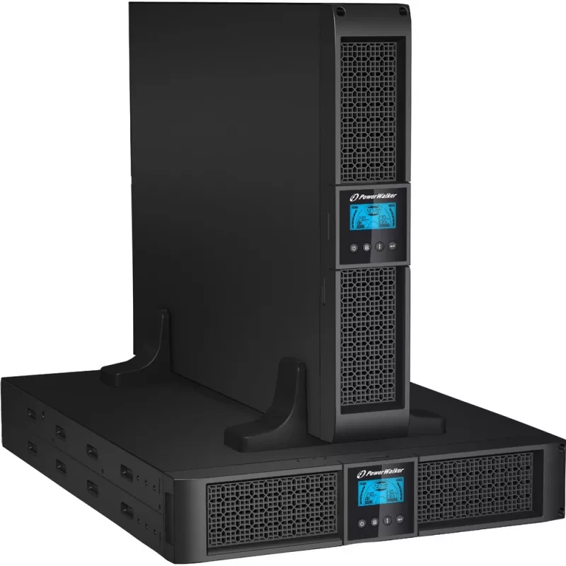 PowerWalker VI 3000RT LCD nepārtrauktās barošanas avots (UPS) 3 kVA 2700 W 9 maiņstrāvas kontaktligzdas
