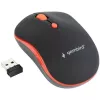 GEMBIRD MUSW-4B-03-R Bezvadu optiskā pele MUSW-4B-03-R 1600 DPI nano USB Melna-Sarkana
