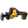 Virzuļzāģis DeWALT DCS369N-XJ, bezsuku motors, bezvads, griešanas dziļums kokā 9 cm, tēraudā 4 cm, 2800 gāj./min, 1,43 kg