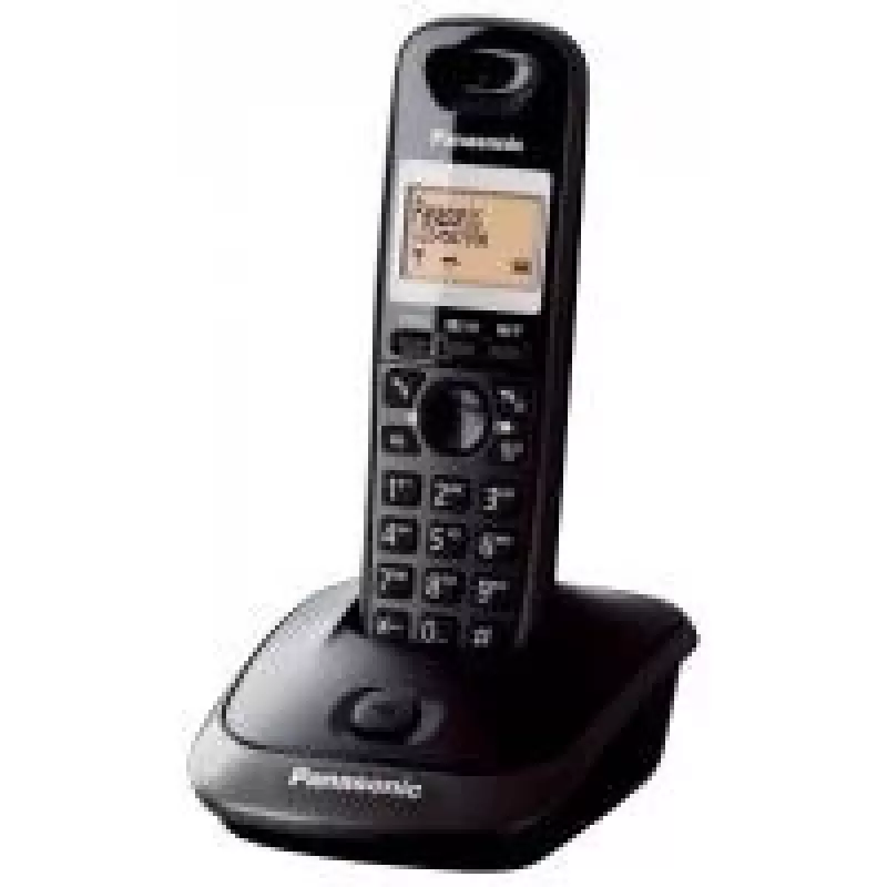 Panasonic KX-TG2511 DECT telefons melns ar zvanītāja ID