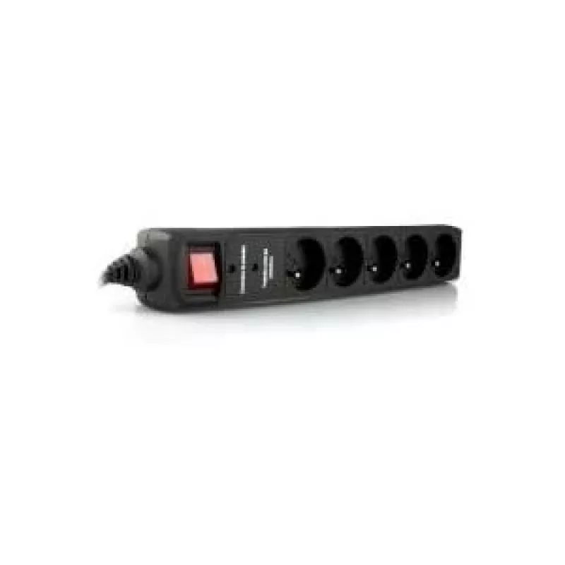 EnerGenie SPF5-C-5 pārsprieguma aizsargs 5 AC kontaktligzdas 250 V 1,5 m Melns