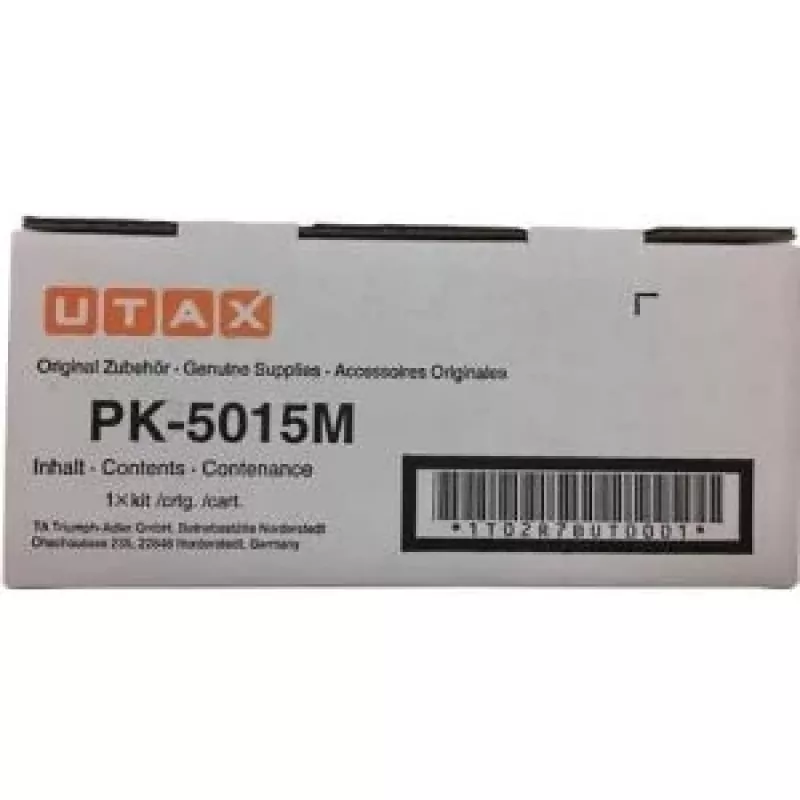 Utax 1T02R7BUT0/PK-5015M tonera komplekts fuksīna krāsā, 3 000 lpp. ISO/IEC 19752...