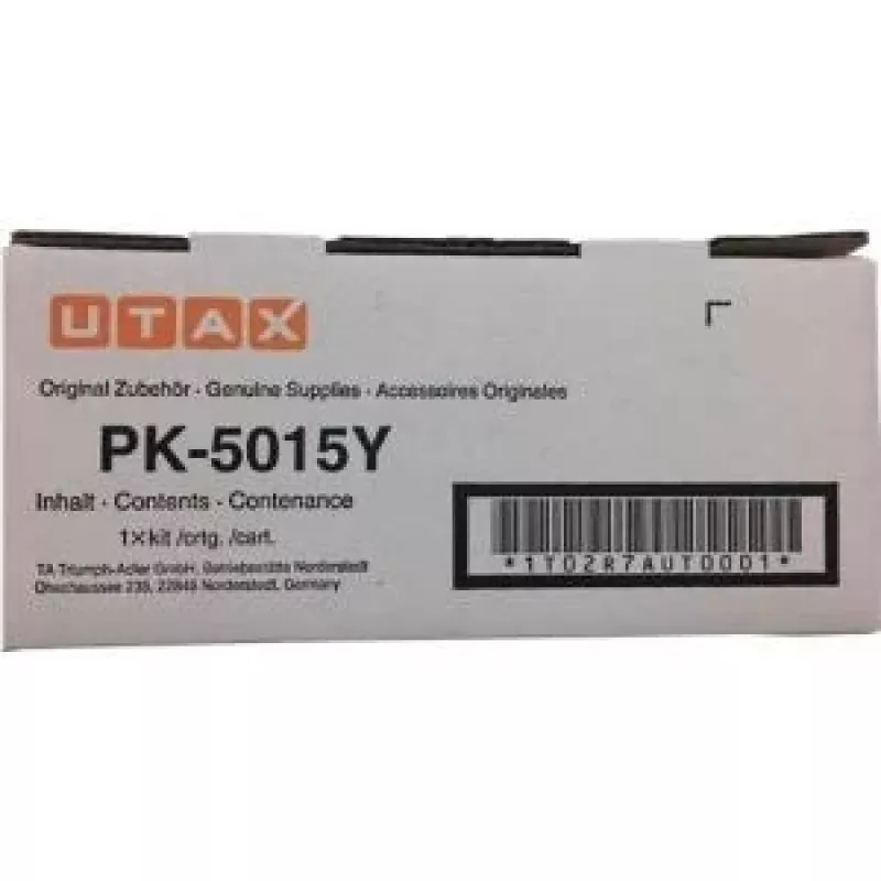 Utax 1T02R7AUT0/PK-5015Y Tonera komplekts dzeltens, 3K lapas ISO/IEC 19752...