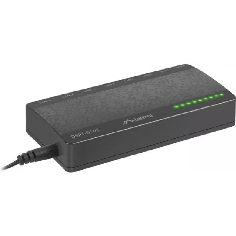 LANBERG DSP1-0108 Lanberg Switch DSP1-0108 8 portu 100 MB/s galddators