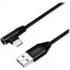 LogiLink CU0137 USB kabelis USB 2.0 0,3 M USB A uz USB C melns