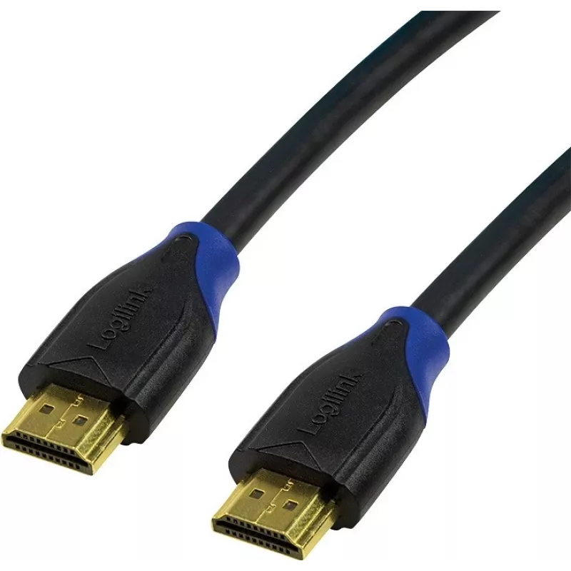 LogiLink CH0067 HDMI kabelis 15 m HDMI Type A (Standard) Melns