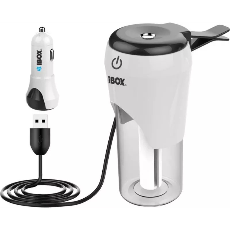 iBox ICCH-01 Auto USB lādētājs ar gaisa mitrinātāju un aromātu difuzoru