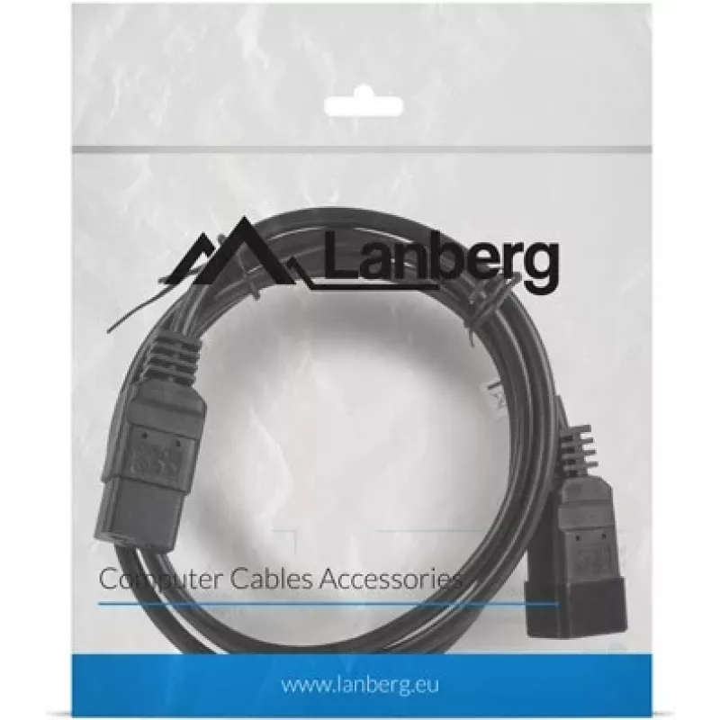 Strāvas kabelis Lanberg CA-C13E-10CC-0018-BK melns 1,8 m