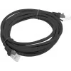 Patch kabelis UTP Lanberg PCU6-10CC-0300-BK (RJ45 - RJ45, 3m, UTP, Cat. 6, krāsa: melna) (PCU6-10CC-0300-BK)