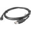 Lanberg CA-USBM-10CC-0010-BK USB kabelis USB 2.0 1 m Micro-USB B USB A Melns