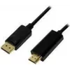 LogiLink CV0127 Video kabeļa adapteris 2 M DisplayPort HDMI Type a (Stand