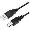 USB kabelis LogiLink CU0007B USB 2.0 2 m USB A USB B Melns