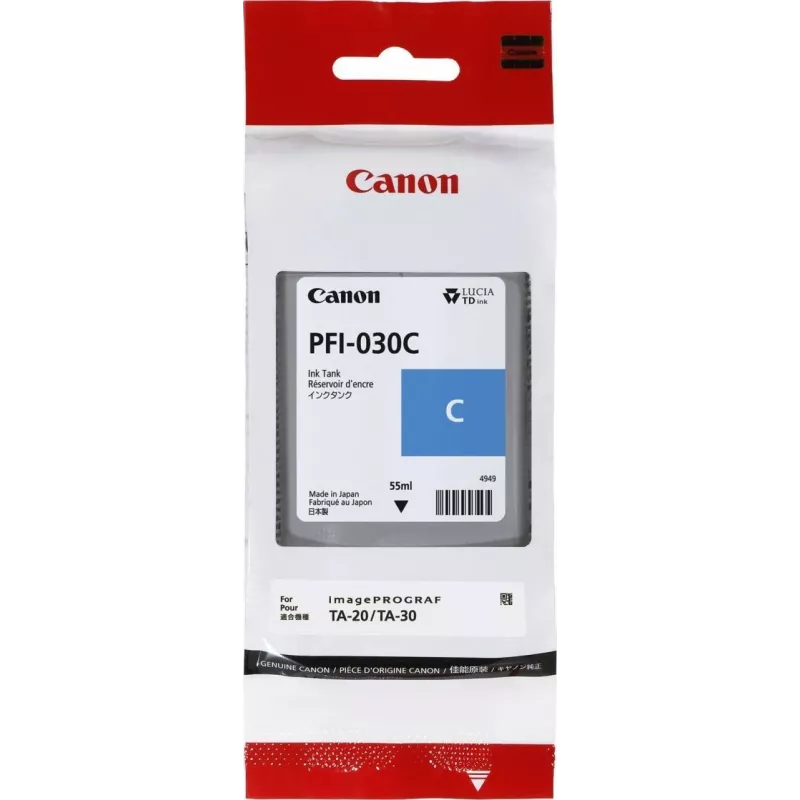 Canon PFI-030C tintes kasetne 1 gab. Oriģināla ciāna