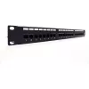 DIGITUS Professional DN-91624U – plāksteru panelis – RJ-45 x 24 – melns, RAL 9005 – 1U (19 inch)