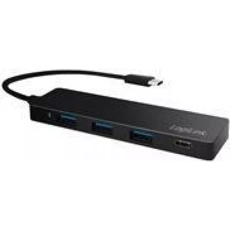 LogiLink UA0311 USB-C 3.2 Gen 2 Multiport Hub 4 porti melns