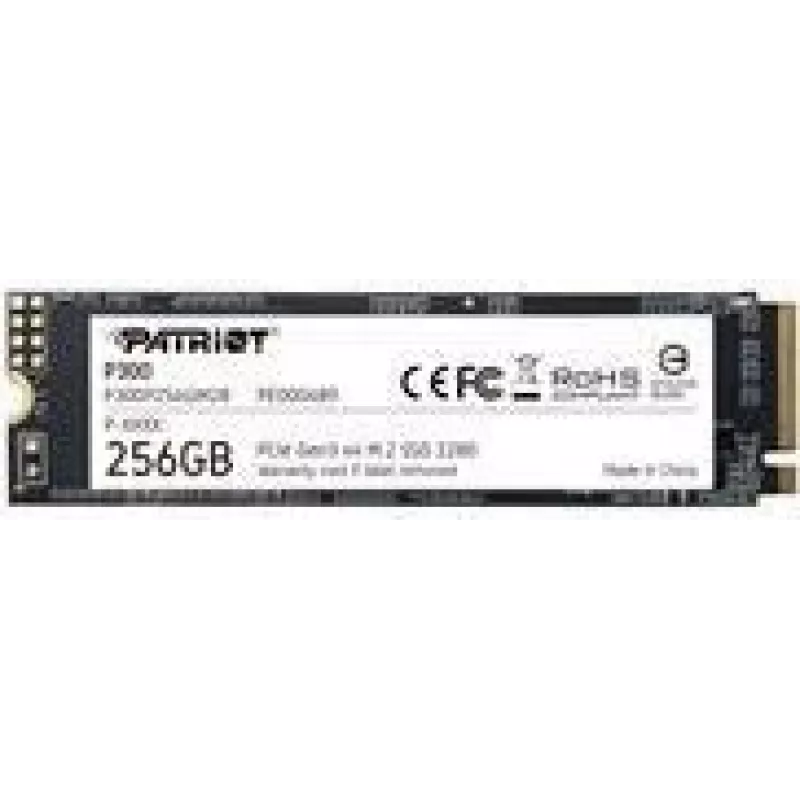 M.2 NVMe SSD PATRIOT P300 256GB — M.2 2280, lasīšana 1700 MB/s, rakstīšana 1100 MB/s