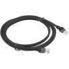 Tīkla kabelis LANBERG PCU5-10CC-0200-BK RJ-45 Cat5e U/UTP 2 m Melns