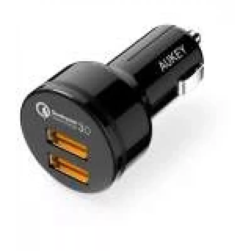 CC-T8 ātrās uzlādes auto lādētājs 2xUSB 3.0 6A 36W + micro USB kabelis 1m