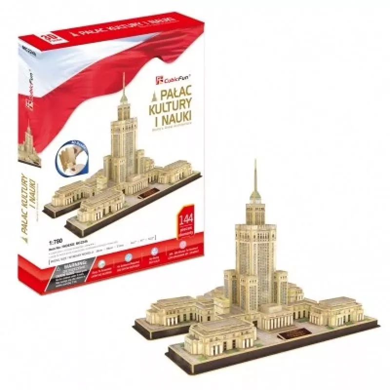 PUZZLE 3D Kultūras un zinātnes pils, 144 ELEMENTI