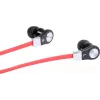 MAGICSOUND DS-2 - STEREO AUSIŅAS AR MIKROFONU, MELNI-SARKANAS