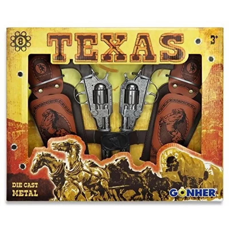 Gonher Coffret Texas Revolver 8 patronas (234/0)
