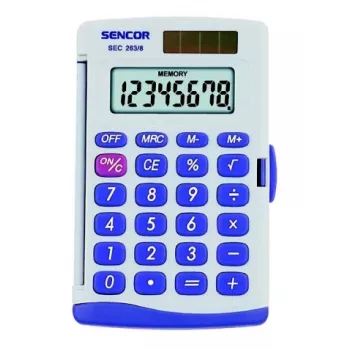 Pamata kalkulators Sencor SEC 263/8 Pocket pelēka