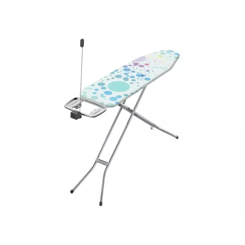Pilna izmēra gludināmais dēlis Vileda 163316 — 1200x380 mm dēlis, regulējams 75–96 cm, nerūsējošā tērauda kājas, gludekļa turētājs