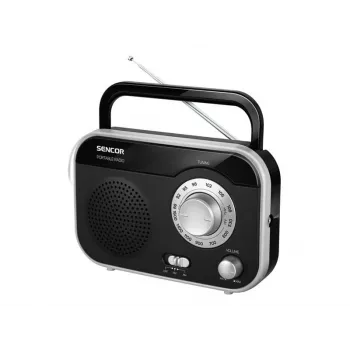 SENCOR Radio SRD 210 BS, Melns/Sudrabs