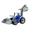 Lena GIGA TRUCKS Traktors ar priekšējo iekrāvēju, Traktors, 3 gadi, Plastmasa, Zila, Pelēka, Balta