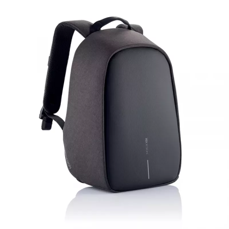 Mugursoma XDDESIGN Bobby Hero Small, pretaizdzīšanas, 11,5 L, planšetdators līdz 12,9 collām, PET/putas, melna