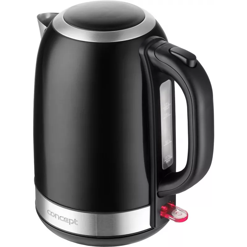 Elektriskā tējkanna Concept Solution RK3245 — 1,7 l, 2200 W, nerūsējošais tērauds, melna