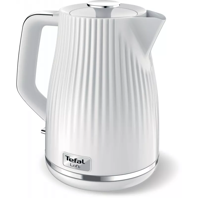Elektriskā tējkanna Tefal KO250130 — 1,7 L tilpums, 2400 W, balta