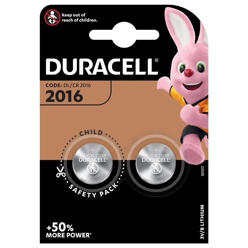 Vienreizējā baterija Duracell DL2016