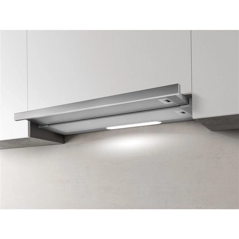 Elica ELITE14 LUX GRIX/A/50 Iebūvējams sudraba krāsā, Nerūsējošais tērauds 336 m³/h