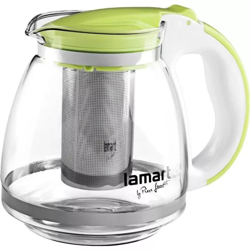 Tējas sietiņš Glass Lamart LT7028 Zaļš caurspīdīgs 13 cm diametrs 155 mm augstums